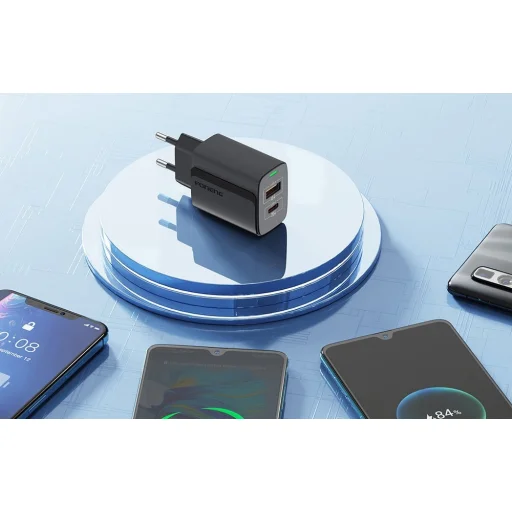 2-Port Töltő Foneng EU66 A+C Fekete - 6