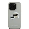  iPhone 16 Pro Max Bézs Karl Lagerfeld 3D Rubber Double Heads tok thumbnail