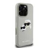  iPhone 16 Pro Max Bézs Karl Lagerfeld 3D Rubber Double Heads tok thumbnail