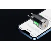 Fali töltő, Essager, ECTCA-LYB01-Z, GaN, USB-A, USB-C, 33W (fekete) thumbnail