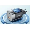 Fali töltő, Essager, ECTCA-LYB01-Z, GaN, USB-A, USB-C, 33W (fekete) thumbnail