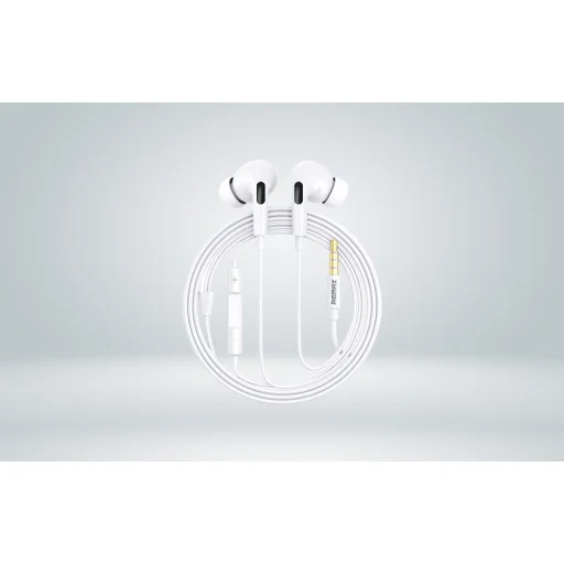 Remax RM-533 fülhallgató, 3.5 mini jack, 1.2m (fehér) - 5