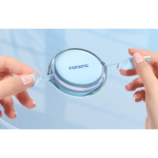 Foneng X113 3 az 1-ben kábel X113 1.1M Kék - 6