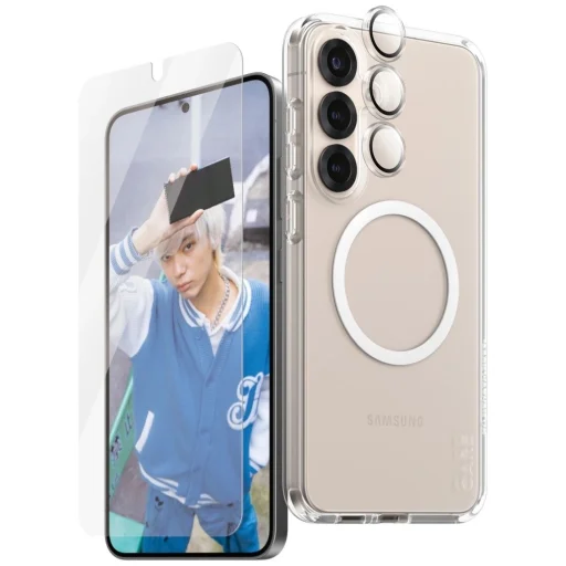 CARE by PanzerGlass Flagship 3in1 tok + üvegfólia + objektívvédő készlet Samsung Galaxy S25+ számára - 2