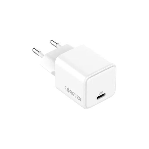 Forever TC-08-20C GaN PD QC töltő 1x USB-C 20W fehér - 1