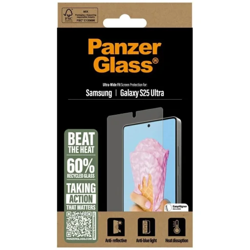 PanzerGlass All-in-One Ultra-Wide Fit Edzett Üveg Samsung Galaxy S25 Ultra üvegfólia - 4