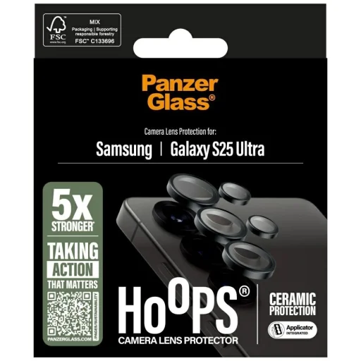 PanzerGlass Hoops lencsevédő üvegfólia Samsung Galaxy S25 Ultra - 4