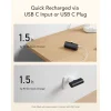 Powerbank Veger W0556/V0556 5000mAh 20W 3A PD QC3.0 USB-C - fekete thumbnail