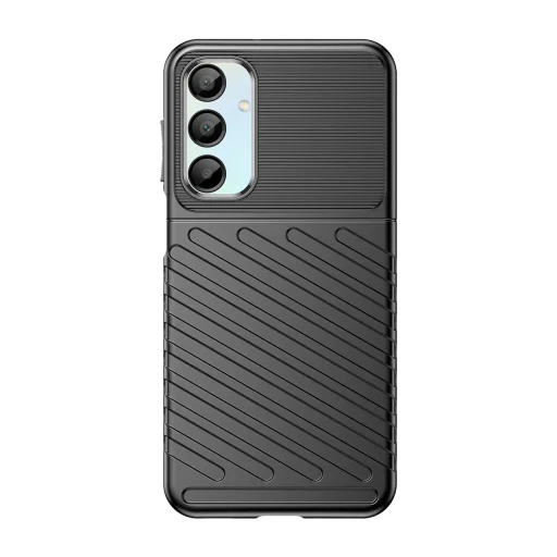 Thunder Case Samsung Galaxy A56/A36 szilikon páncél tok - fekete tok - 3