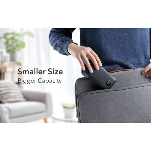 Powerbank Veger L10S (W1105PD) 10000mAh 20W 2A PD QC3.0 - fekete - 13