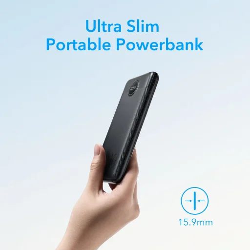 Powerbank Veger L10S (W1105PD) 10000mAh 20W 2A PD QC3.0 - fekete - 6