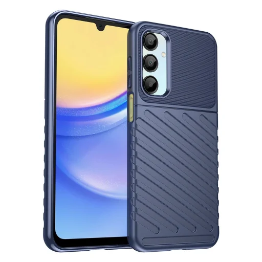 Thunder Case Samsung Galaxy A56/A36 szilikon páncél tok - kék - 1