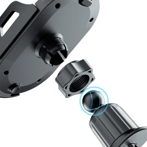 Dudao F2+ okostelefon tartó szellőzőre, befogós - fekete - 2