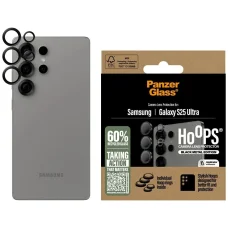 PanzerGlass Hoops kameravédő edzett üveg Samsung Galaxy S25 Ultra fekete üvegfólia