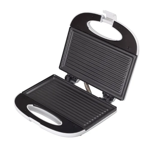 Home HG P 01 panini szendvicssütő, teljesítmény 750 W, tapadásmentes sütőfelület, jelzőfények - 2