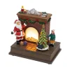 Home DRM 14 dioráma, kandalló, világító, Mikulás, beltéri thumbnail