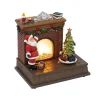 Home DRM 14 dioráma, kandalló, világító, Mikulás, beltéri thumbnail