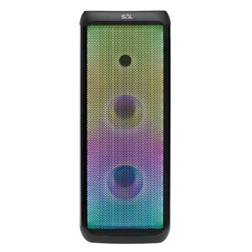 SAL PAR 221DJ hordozható party hangdoboz, 120 W, DJ panel, BT, FM rádió, AUX, ~13h, automatikus töltés - 3