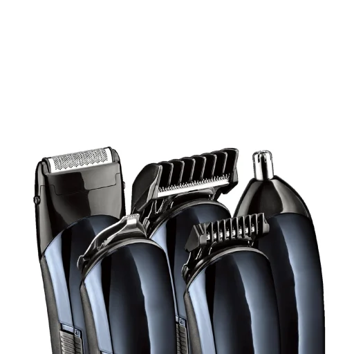 Home HG HS 12 haj- és testszőrnyíró készlet, vezetékes és vezeték nélküli használat, 5 cserélhető fej, 7 műanyag fésű, Li-ion akkumulátor - 2