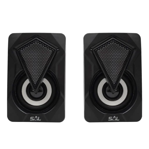 SAL PCS 230 multimédia hangszórópár, 2x3 W, RGB LED effekt, AUX, BT, USB tápkábel - 2