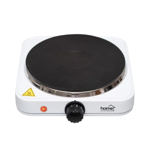 Home HG R 01WH hordozható elektromos főzőlap, teljesítmény: 1500 W, ∅18 cm főzőfelület, zománcozott készülékház, fehér - 2