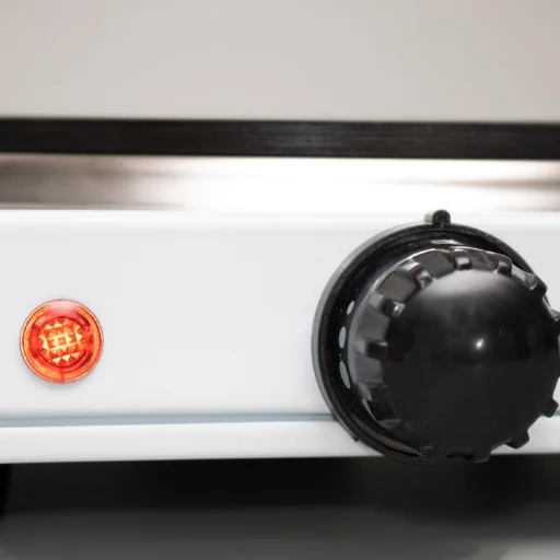 Home HG R 01WH hordozható elektromos főzőlap, teljesítmény: 1500 W, ∅18 cm főzőfelület, zománcozott készülékház, fehér - 3