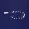 Home MLF 26/WH micro LED-es fényfüzér, 2 m / 20 db hidegfehér micro LED, állófényű, átlátszó vezeték, időzíthető, gombelemes, lapos elemtartó, beltéri kivitel thumbnail