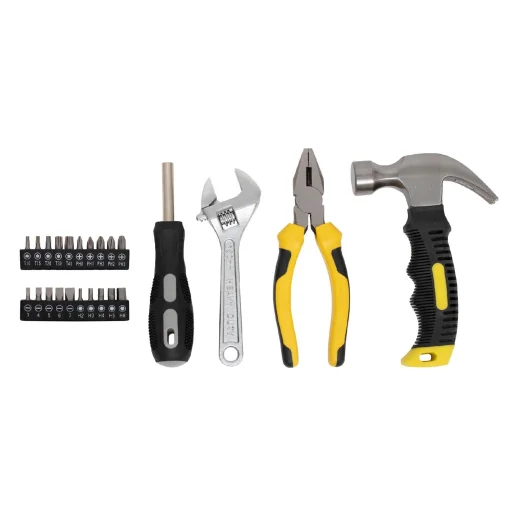 Home DE418679 szerszámkészlet, mágneses csavarhúzó, 20 bitfej, többféle szerszám, 24 darabos - 2