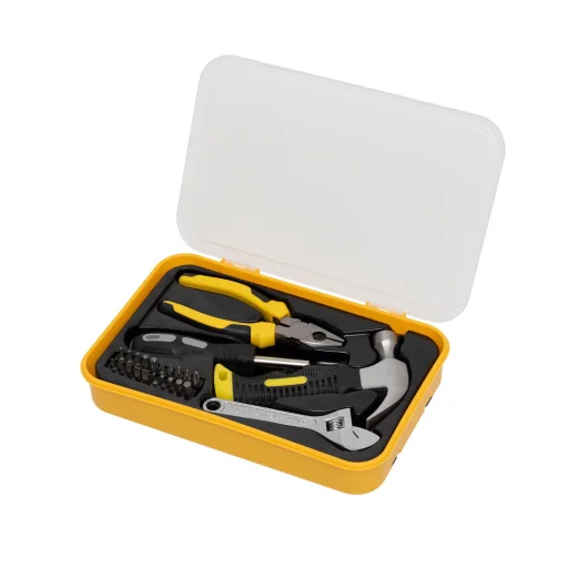 Home DE418679 szerszámkészlet, mágneses csavarhúzó, 20 bitfej, többféle szerszám, 24 darabos - 1