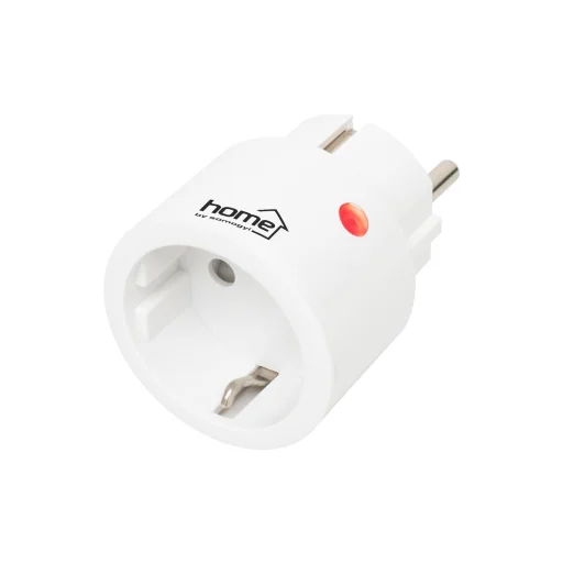 Home TH2300 távirányítható mini hálózati aljzat, max. 2300W, 40m hatótáv, LED visszajelző - 1