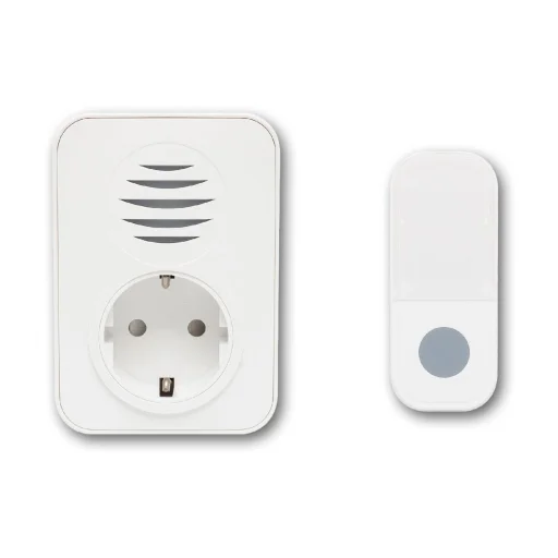 Home DBA1101AC bezdrôtový zvonček, tlačidlo na batérie, dosah max. 150 m, 38 melódií, IP44 tlačidlo - 4