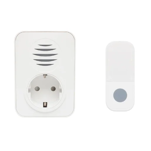 Home DBA1101AC vezeték nélküli csengő, elemes nyomógomb, max 150m hatótáv, 38 dallam, IP44 nyomógomb - 2