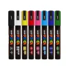 uni Posca PC-5M dekormarker készlet, 8db-os, megfordítható és cserélhető hegy 1,8-2,5 mm, vízbázisú festék, UV álló thumbnail