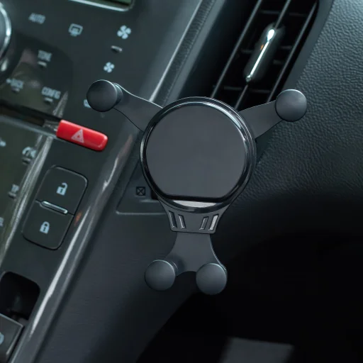 Maxlife szellőzőre erősíthető autós telefontartó MXCH-06 fekete - 4