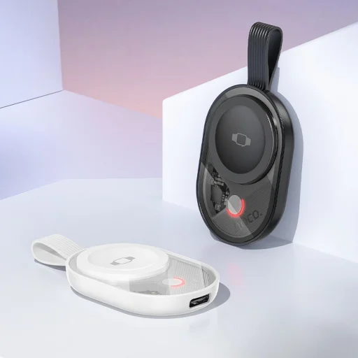 HOCO vezeték nélküli óra töltő kompatibilis APPLE Watch és SAMSUNG Watch 2,5W CW60 fekete - 3