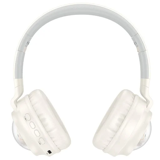 HOCO vezeték nélküli fejhallgató W50 tejesfehér - 2
