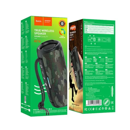 HOCO vezeték nélküli bluetooth hangszóró HC16 álcázott - 3