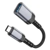 HOCO átalakító OTG Type C (hím) - USB A (női) 3.04A UA24 fekete thumbnail