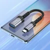 HOCO átalakító OTG Type C (hím) - USB A (női) 3.04A UA24 fekete thumbnail