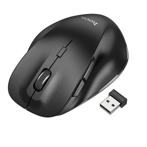 HOCO vezeték nélküli számítógépes egér 2,4G 1600 dpi GM24 fekete - 1