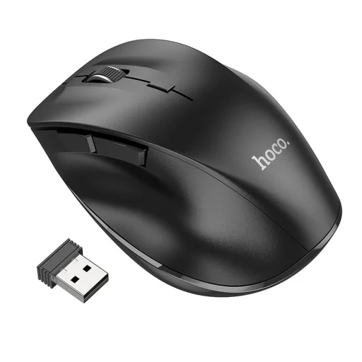 HOCO vezeték nélküli számítógépes egér 2,4G 1600 dpi GM24 fekete - 2