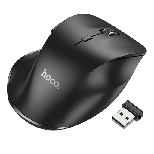 HOCO vezeték nélküli számítógépes egér 2,4G 1600 dpi GM24 fekete - 3