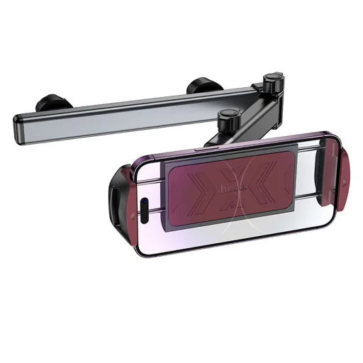 HOCO teleszkópos autós tartó fejtámlára (4,5" - 13") H69 fekete és piros - 2