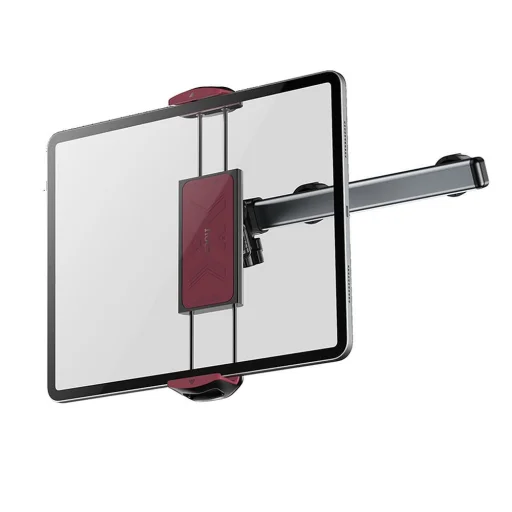 HOCO teleszkópos autós tartó fejtámlára (4,5" - 13") H69 fekete és piros - 5