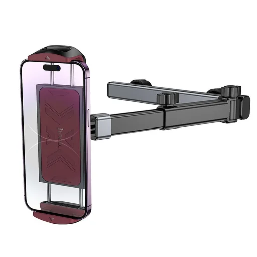 HOCO teleszkópos autós tartó fejtámlára (4,5" - 13") H69 fekete és piros - 1