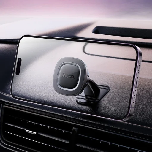 HOCO mágneses autós tartó középkonzolra H73 fekete szürke - 4