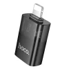 HOCO adapter OTG Lightning (férfi) - USB A (női) UA36 fekete átlátszó, thumbnail
