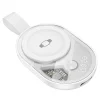 HOCO vezeték nélküli óra töltő kompatibilis Apple Watch és Samsung Watch készülékekkel 2,5W CW60 fehér thumbnail