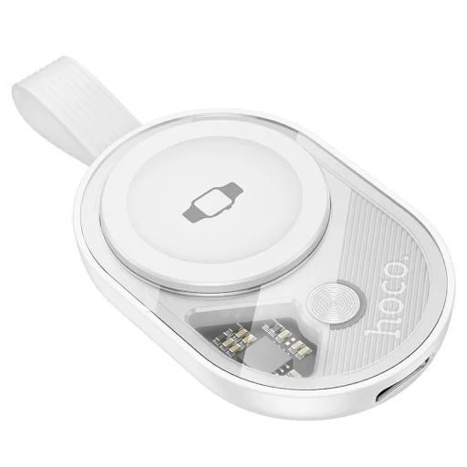 HOCO vezeték nélküli óra töltő kompatibilis Apple Watch és Samsung Watch készülékekkel 2,5W CW60 fehér - 2