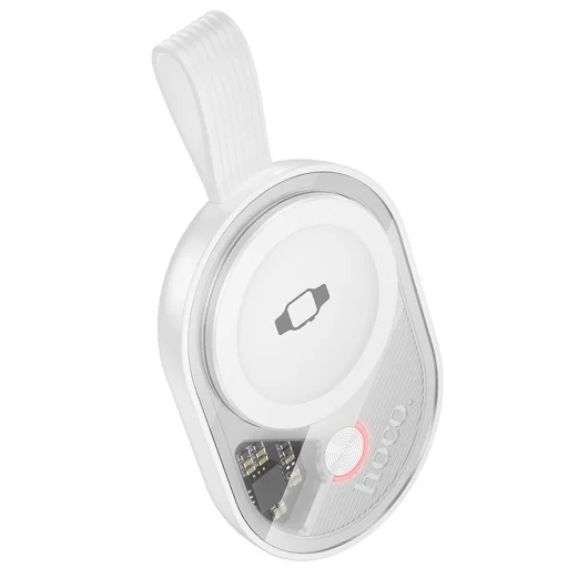 HOCO vezeték nélküli óra töltő kompatibilis Apple Watch és Samsung Watch készülékekkel 2,5W CW60 fehér - 1